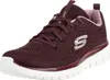 Skechers Graceful - Get Connected - Wine Polyester Größe: Produktbild-Vorschau 2