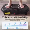 Extralink Platforma Wibracyjna Fitness 150 kg Czarna Podgląd zdjęcia produktu 5