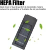 A HEPA filter with green leaves floating around it. Anteprima dell’immagine prodotto