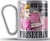 Trendation - Friseurin Edelstahl Tasse Karabinern Geschenk Produktbild-Vorschau 1