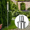 HI 60249 HI Edelstahlfackel 120 cm, silber Produktbild-Vorschau 3