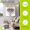 ARTland Wandbild Alu für Innen & Outdoor Vintage Mandala Produktbild-Vorschau 2