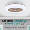 Stropní ventilátor Noaton® 11055G Callisto s osvětlením, Náhled obrázku produktu 2