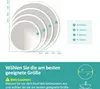 EMKE LED lustro łazienkowe 50cm lustro łazienkowe z Podgląd zdjęcia produktu 8