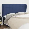 vidaXL Kopfteil mit Ohren Blau 183x23x118/128 cm Stoff Produktbild-Vorschau 2