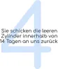 A large number '4' is overlaid on a white background, with text below it. Produktbild-Vorschau