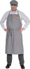 A man wearing a cap and apron, posing with hands on hips. Produktbild-Vorschau