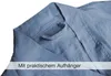 Kimono Lissabon - Himmelblau OneSize Produktbild-Vorschau 3