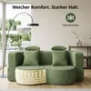 Sofa 3-Sitzer mit Schlaffunktion, 196 cm Komfortables Produktbild-Vorschau 3