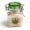 Glas Aufbewahrungsbehälter mit Bügelverschluss Cannabis Produktbild-Vorschau 5