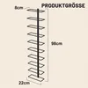 Wand-Weinregal für 10 Flaschen, Metall Flaschenregal Produktbild-Vorschau 4