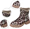 ASKSA Damen Schneestiefel Gefuettert Winterschuhe Ankle Produktbild-Vorschau 5