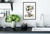 MuchoWow® MuchoWow® Gerahmtes Poster Frau - Blume - Produktbild-Vorschau 4