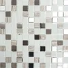 Mosaikfliese selbstklebend Transluzent Stein Edelstahl weiß Produktbild-Vorschau 1