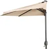 Demi-parapluie de jardin mural Terra 2,7 m Beige Voir les images du produit 1