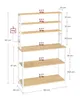 A diagram showing the dimensions and weight capacity of a shelf unit. Náhled obrázku produktu
