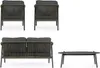 4er Set Sitzgruppe Miravet 148 x 81 x 73 cm Aluminium Produktbild-Vorschau 6