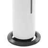 A close-up view of the base of a white humidifier with a black circular base. Podgląd zdjęcia produktu