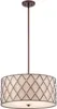 Elstead Brown Lattice Hängeleuchte E27 4-fach Kupfer Canyon Produktbild-Vorschau 1