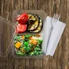 250x Rechteckschalen 2-geteilt 186x133mm 1000ml PP klar für Produktbild-Vorschau 2