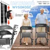 Składany wózek inwalidzki ELONEO Premium, bardzo lekki, z Podgląd zdjęcia produktu 5
