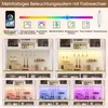 MODFU Mobile da cucina bianco, mobile alto con ante Anteprima dell’immagine prodotto 4