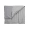 A folded duvet cover with a striped pattern. Produktbild-Vorschau