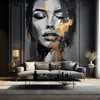 Fototapeta Do Sypialni Złoty PORTRET Kobiety Glamour Podgląd zdjęcia produktu 6