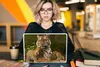 MuchoWow® Laptop Aufkleber Sticker Cover Tiger - Jungtiere Produktbild-Vorschau 5