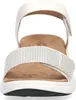 Caprice Damen Echtleder Sandale white comb., Damen:39 EU Produktbild-Vorschau 4