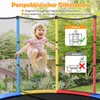 COSTWAY Ø140 cm záhradná trampolína s bezpečnostnou sieťou, Náhľad obrázku produktu 7