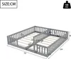 Flieks Kinderbett Einzelbett für 2 Kinder, Bodenbett Produktbild-Vorschau 7