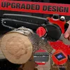 6/8 Zoll Akku Kettensäge,Handheld-Kettensäge,Bürstenloser Produktbild-Vorschau 3