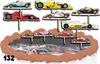 Sada na zdobení dortů - FORMULE 1 F1 CARS 10ks. Náhled obrázku produktu 1