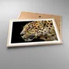Gerahmtes Poster - Rahmen in heller Eiche - Tiere Leopard Produktbild-Vorschau 3