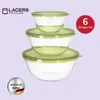 Lacers Purpleline Hochborosilikatglas Salatschüssel im Produktbild-Vorschau 1