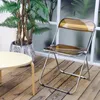Acryl-Klappstuhl 2er Set,ohne Armlehnen,Transparent Produktbild-Vorschau 5
