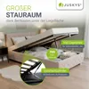 Juskys Polsterbett Nizza 120x200 cm mit Matratze - Produktbild-Vorschau 2