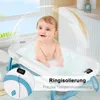 Baby Badewanne Faltbar mit Thermometer und Kissen Produktbild-Vorschau 3