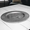 Tablett aus Aluminium, XL, Rund, Strukturiert, Auslage, Produktbild-Vorschau 1