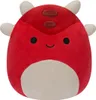 A red plush toy with beige accents is shown against a white background. Podgląd zdjęcia produktu