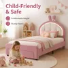 Polsterbett Kinderbett 90x200 cm mit Hasen-Design, Produktbild-Vorschau 5