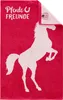 Dyckhoff Duschtuch Pferdefreunde pink, 70 x 130 cm Produktbild-Vorschau 1