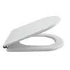 A white toilet seat lid is shown in profile, slightly ajar, against a white background. Anteprima dell’immagine prodotto