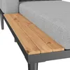 Merax Outdoor Patio Daybed, Lettino doppio con ripiani, Anteprima dell’immagine prodotto 16