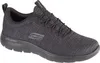 A studio shot of a black Skechers sneaker against a white background. Náhľad obrázku produktu