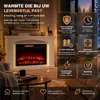 HOMAVO 23 inch elektrische haard haardmeubel LED strip Productafbeelding-voorbeeld 4