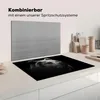 KitchenYeah© Herdabdeckplatte Bär - Leicht - Schwarz , Produktbild-Vorschau 3