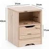 Konsola przyłóżkowa WL5.701 31x43x31 cm Sonoma 1 szuflada i Podgląd zdjęcia produktu 4