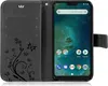 Xiaomi Handy Tasche Handyhülle Schutz Hülle Blumen Flip Produktbild-Vorschau 5